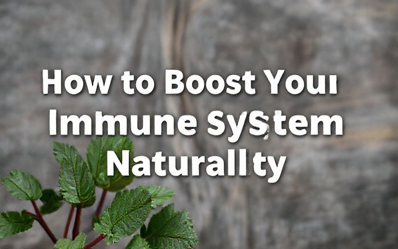 How to Boost Your Immune System Naturally