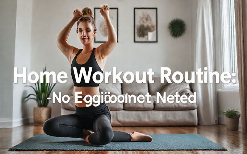 Home Workout Routine: No Equipment Needed